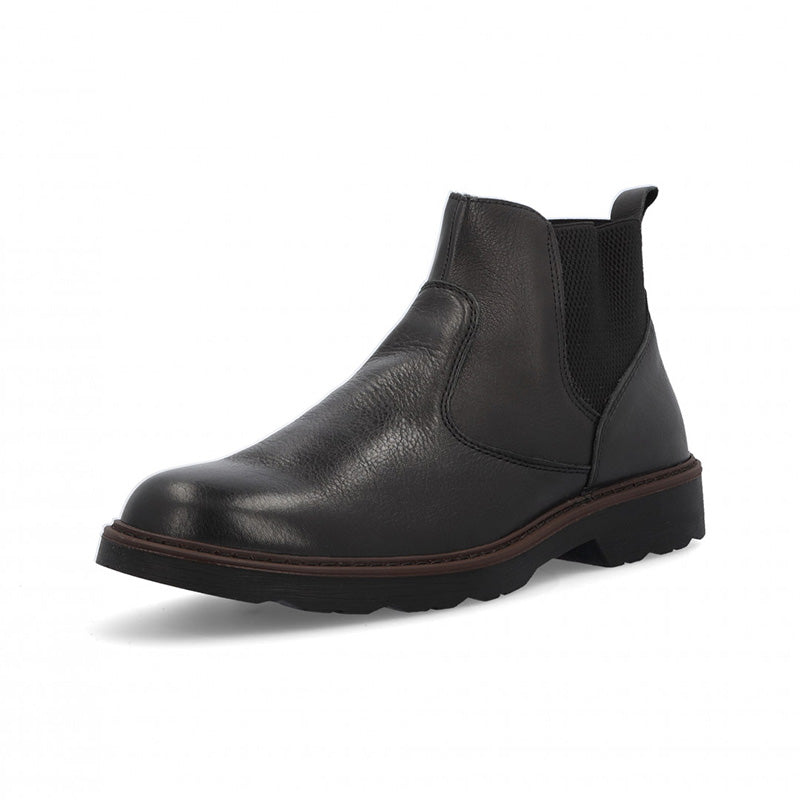 Polacchi da uomo Igi&Co 6610100 in pelle nero