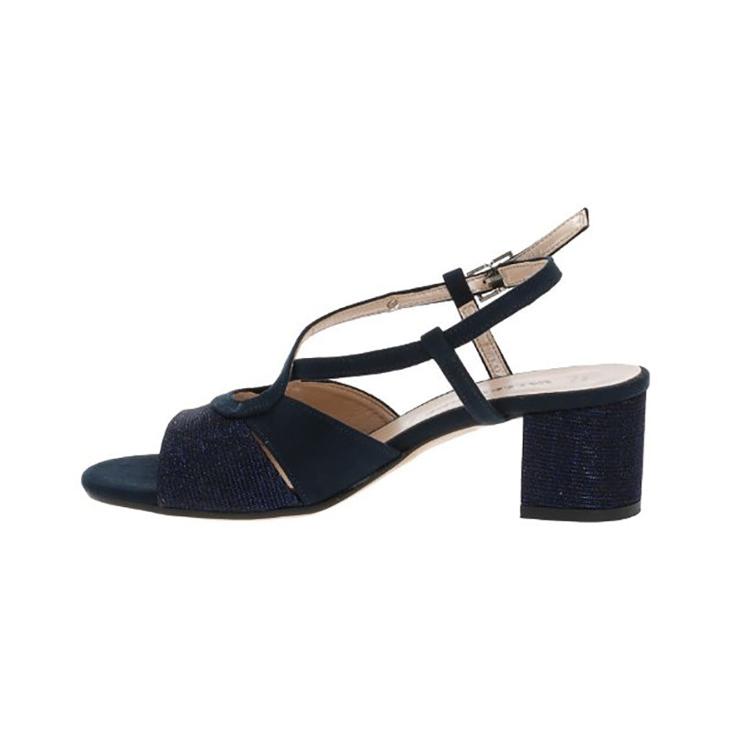 Scarpa con il tacco Valleverde 28216 da donna blu