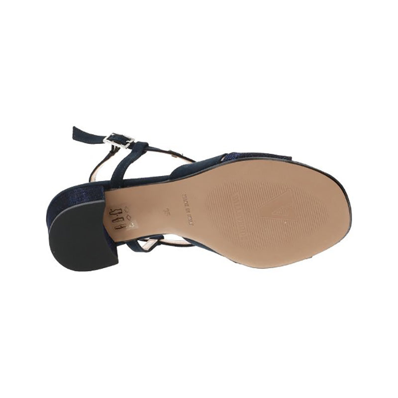 Scarpa con il tacco Valleverde 28216 da donna blu
