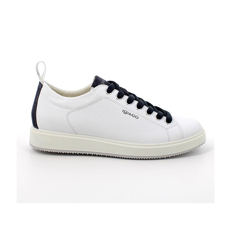Sneakers Igi&Co 5628400 in pelle da uomo bianco