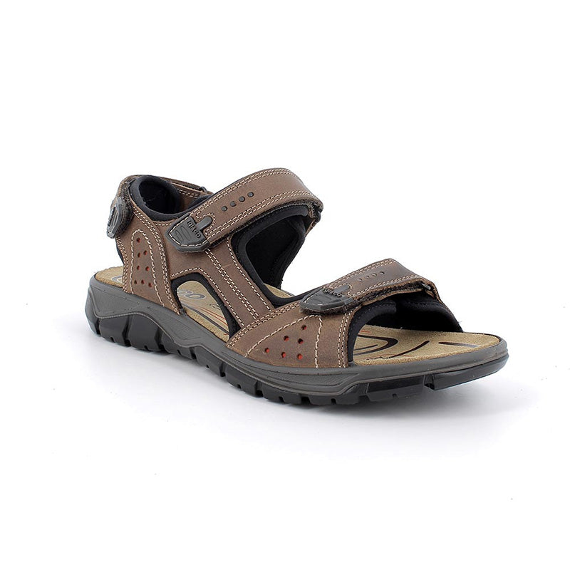 Sandali Igi&Co 5642622 in pelle da uomo fango chiaro
