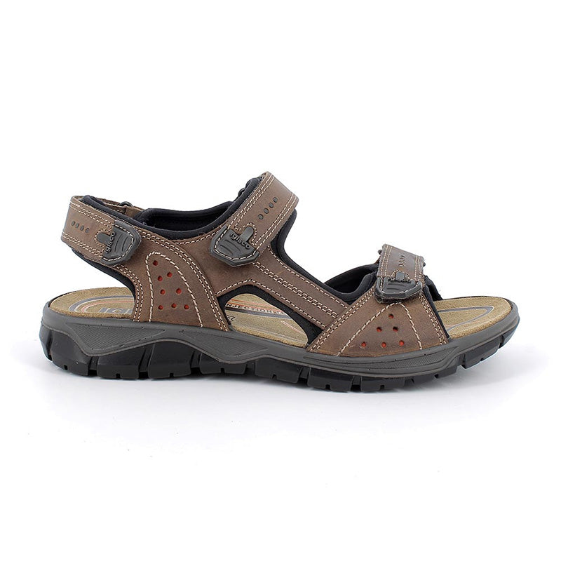 Sandali Igi&Co 5642622 in pelle da uomo fango chiaro