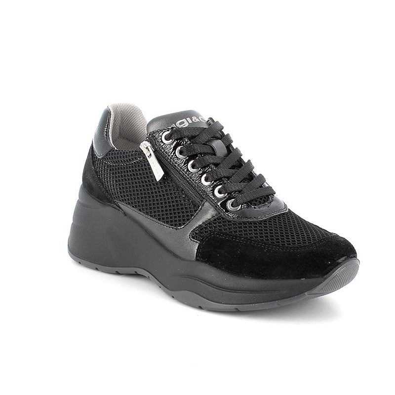 Sneakers con zeppa Igi&Co 5664911 da donna nero