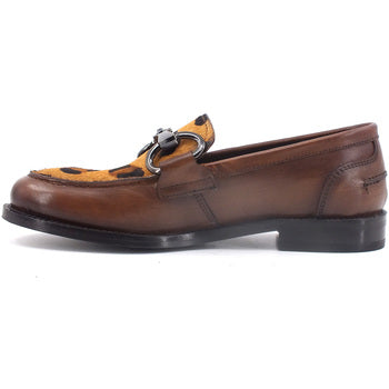 Mocassino in pelle CafèNoir DV1002 e cavallino con morsetto