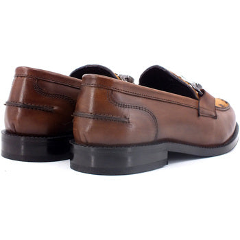 Mocassino in pelle CafèNoir DV1002 e cavallino con morsetto