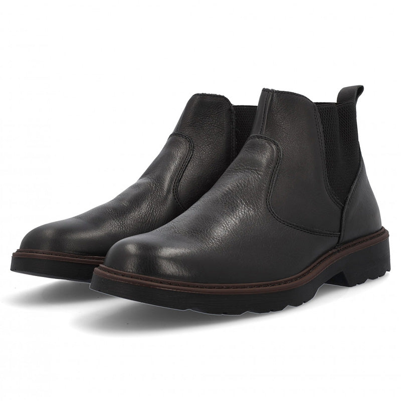Polacchi da uomo Igi&Co 6610100 in pelle nero