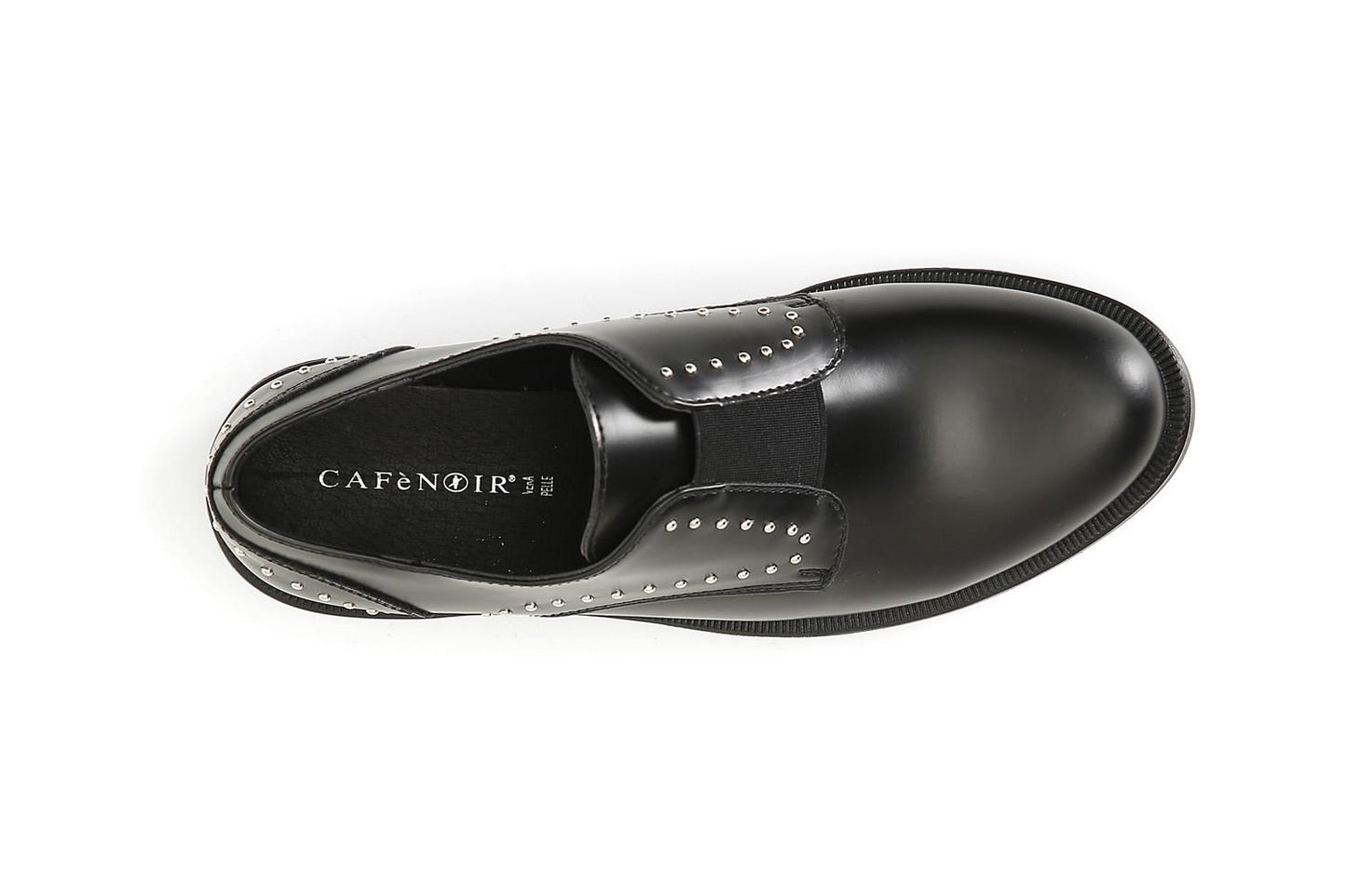 Francesina in similpelle CafèNoir EA9004 spazzolata con elastico
