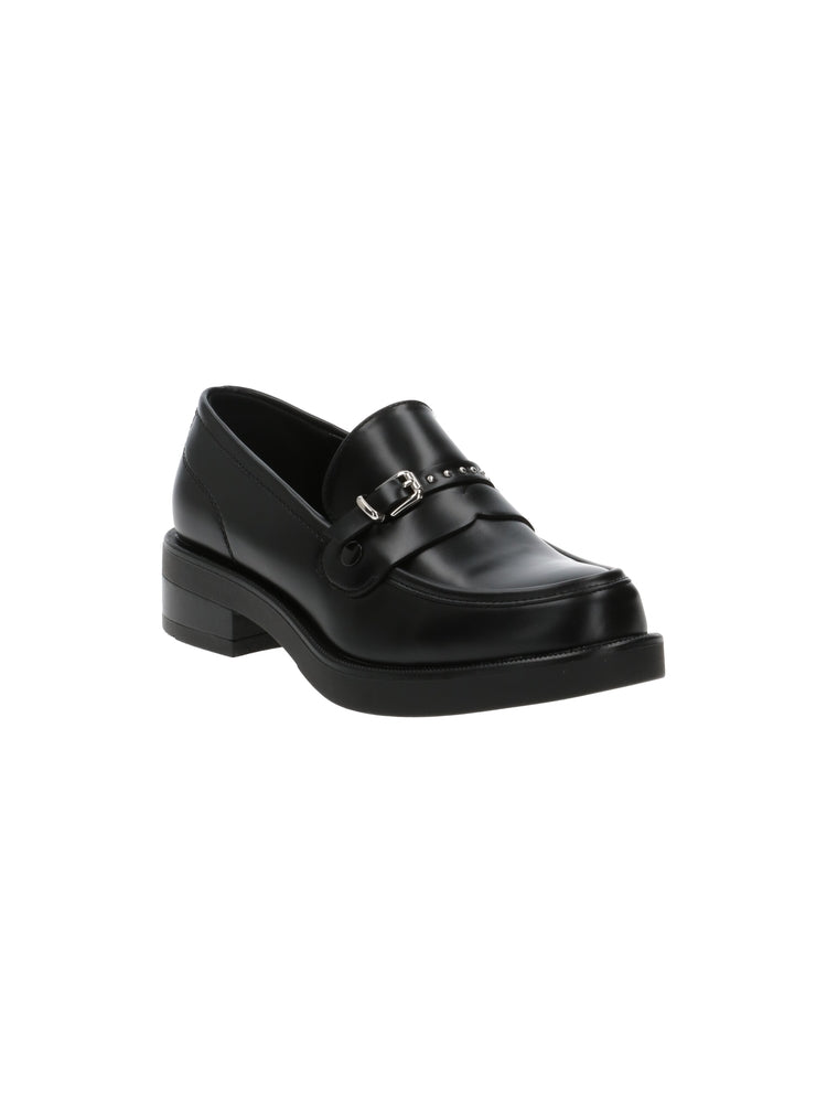 Mocassino CafèNoir in ecopelle EA9003 da donna nero
