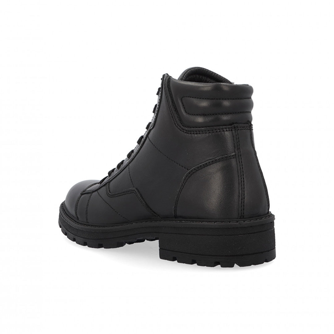 Polacchino Igi&Co in pelle con zip laterale 6612200 nero