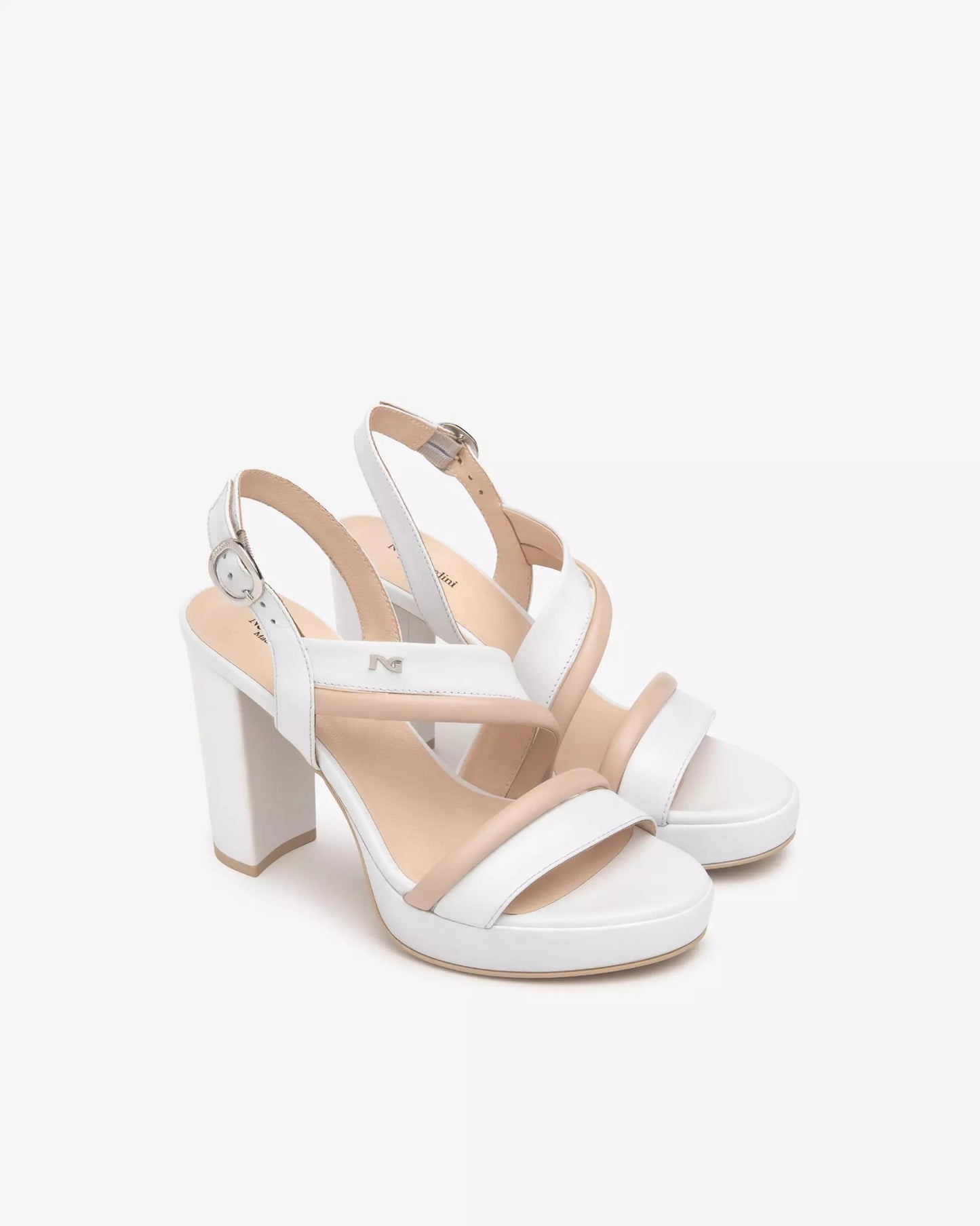 NeroGiardini Sandali Donna in Pelle E513352D 707 Bianco