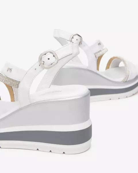 NeroGiardini Sandali Donna in Pelle E513522D 707 Bianco