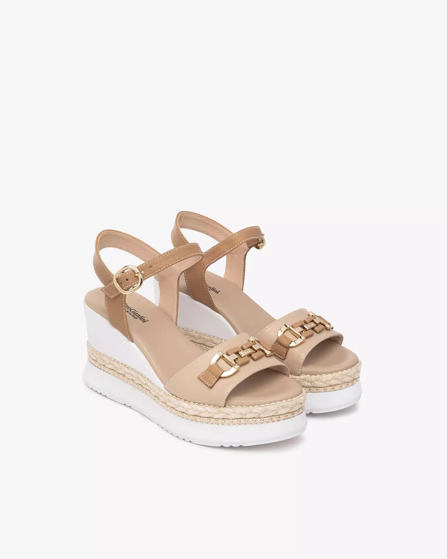 NeroGiardini Sandali Donna in Pelle E513552D 453 Beige