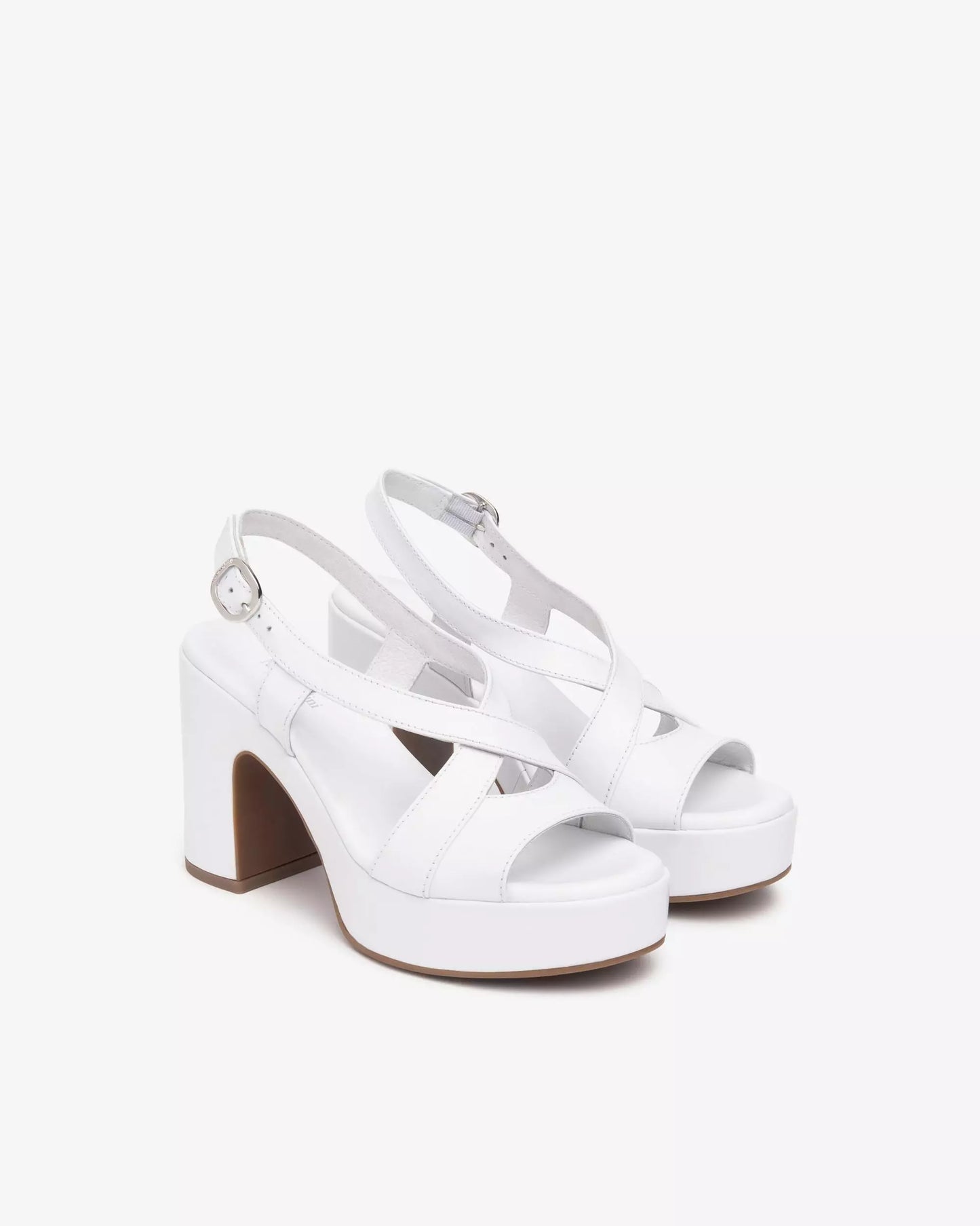 NeroGiardini Sandali Donna in Pelle E513640D 707 Bianco