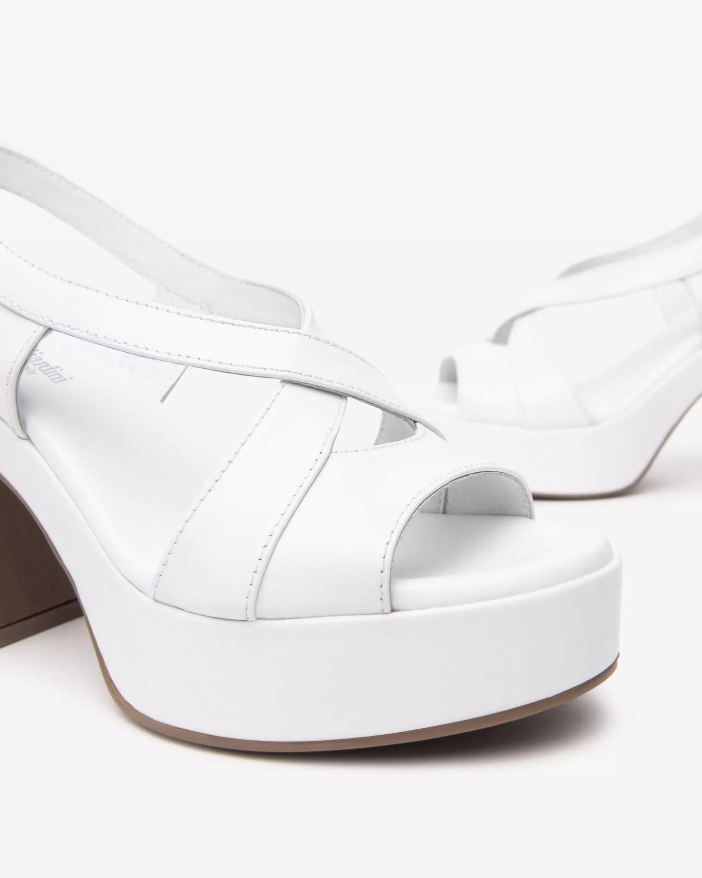 NeroGiardini Sandali Donna in Pelle E513640D 707 Bianco