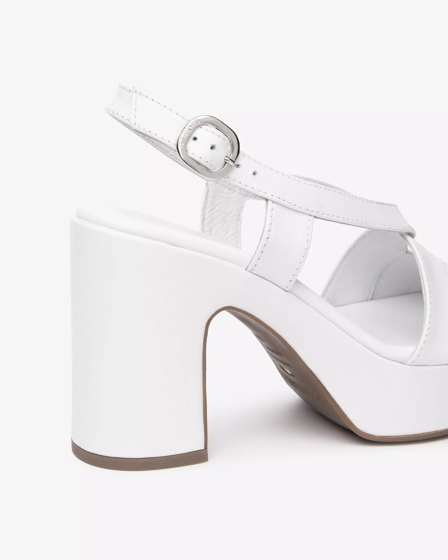 NeroGiardini Sandali Donna in Pelle E513640D 707 Bianco