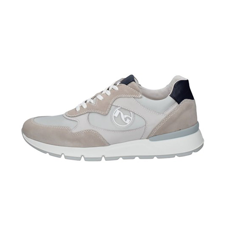 Sneakers Sportive uomo NeroGiardini E400191U in Nabuk e Tessuto