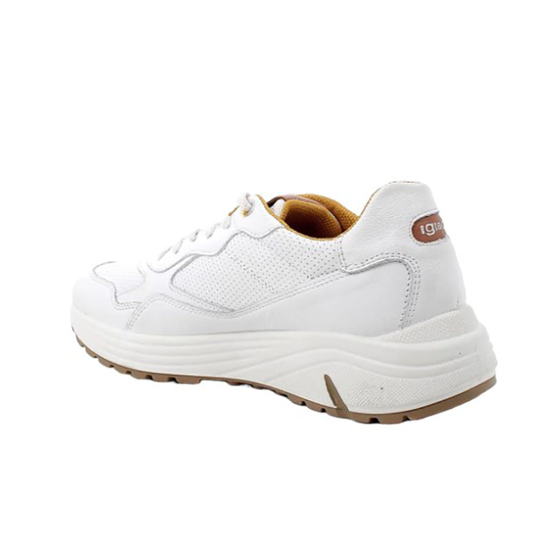 Sneakers in pelle Igi&Co 5637400 da uomo bianco