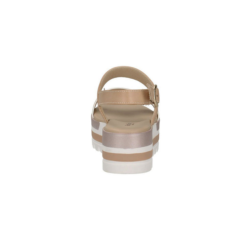 Sandali Donna NeroGiardini E218880D In Pelle platino