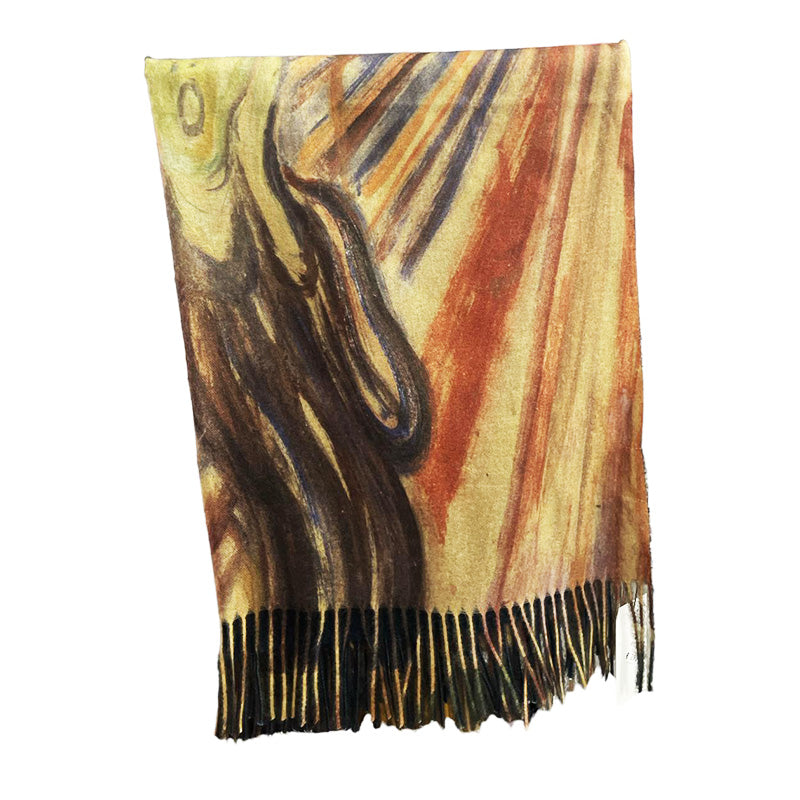 Sciarpa Autore by Regina Schrecker free time Urlo di Munch