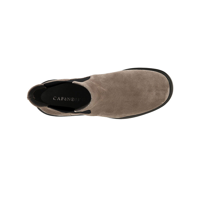 Tronchetto CafèNoir C1HB6101 in pelle scamosciata con elastici visone