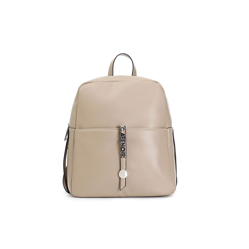 Zaino con tasche sul davanti CafèNoir C3YB0705 tortora