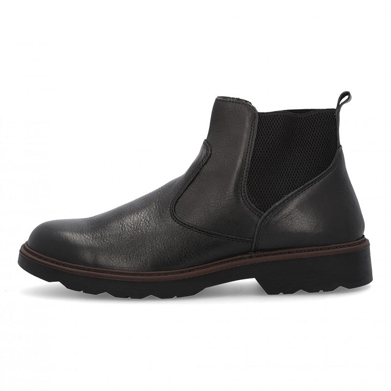 Polacchi da uomo Igi&Co 6610100 in pelle nero