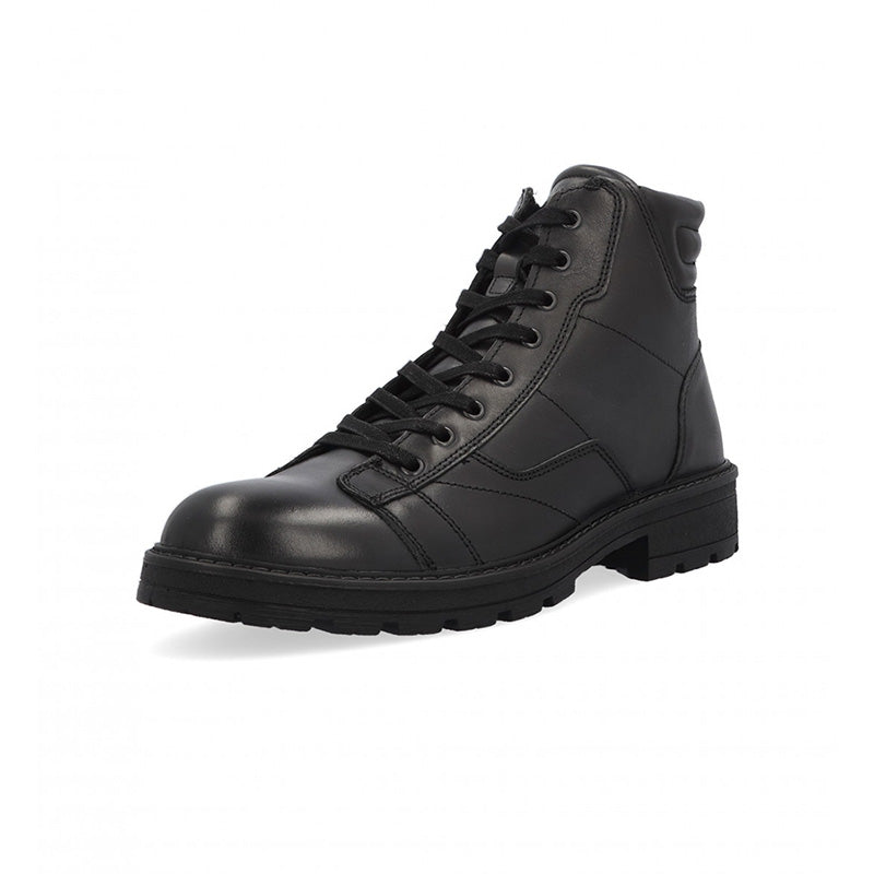 Polacchino Igi&Co in pelle con zip laterale 6612200 nero