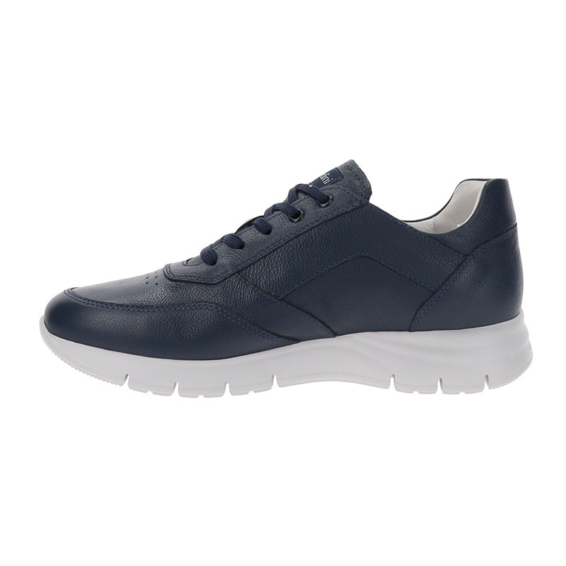 Sneakers Uomo NeroGiardini E400182U in Pelle Chiusura Lacci e zip