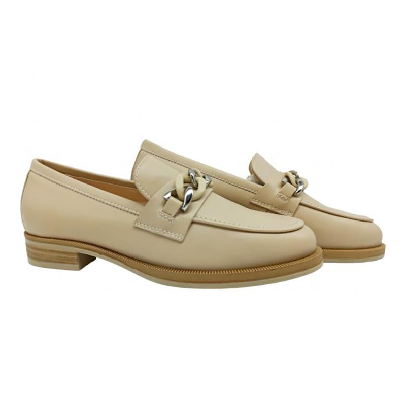 Mocassino NeroGiardini E409620D NAPPA da donna lino