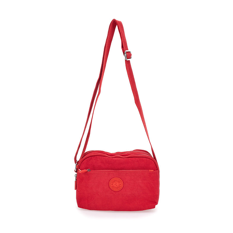 Borsa A Tracolla Rossa In Nylon Roncato R5285 587