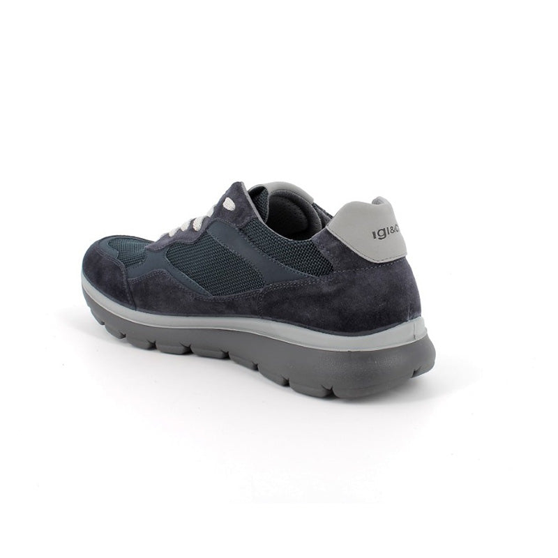 Sneakers da uomo blu 5625100 Igi&Co in memory foam