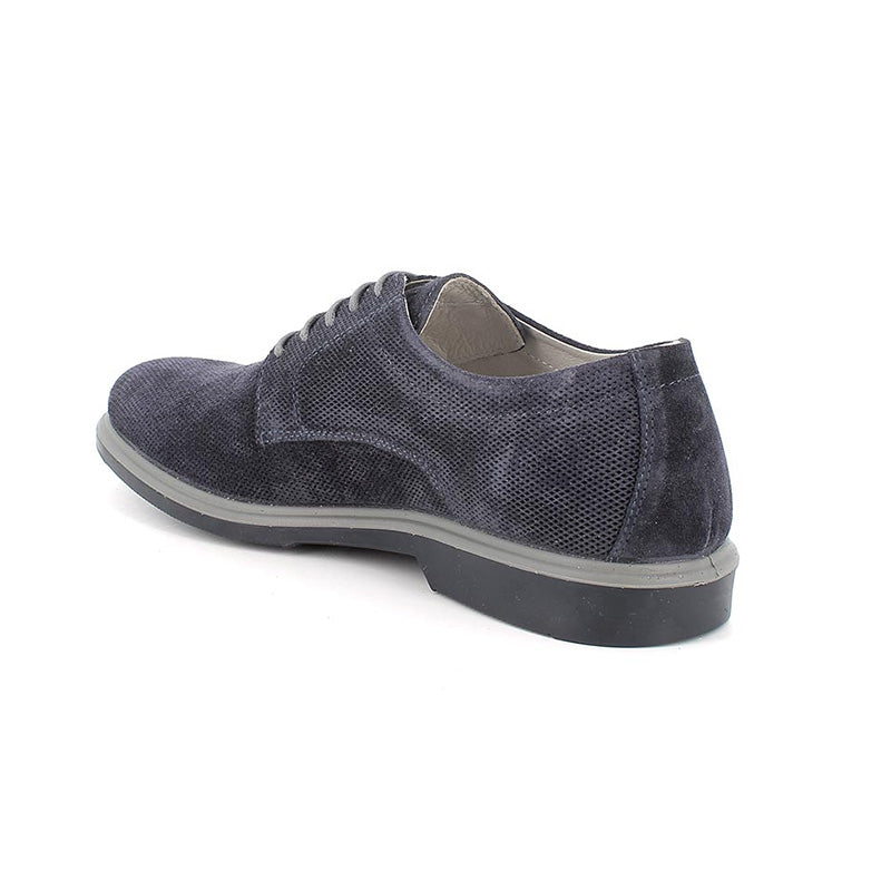 Stringate in pelle Igi&Co 5607000 da uomo blu