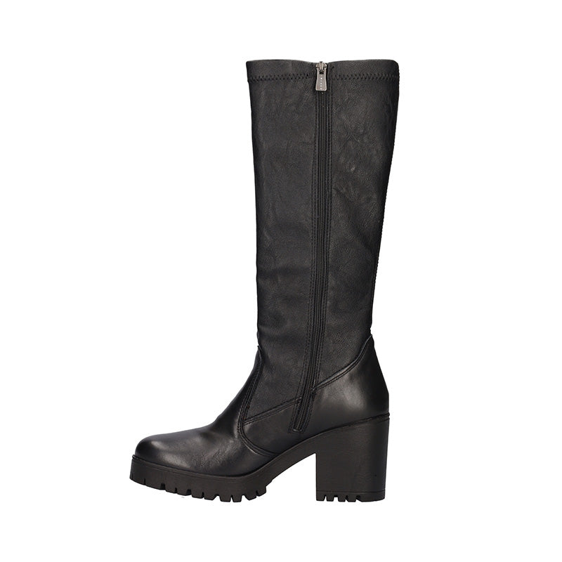 Stivale tacco largo Igi&Co da donna in pelle nera -266900-