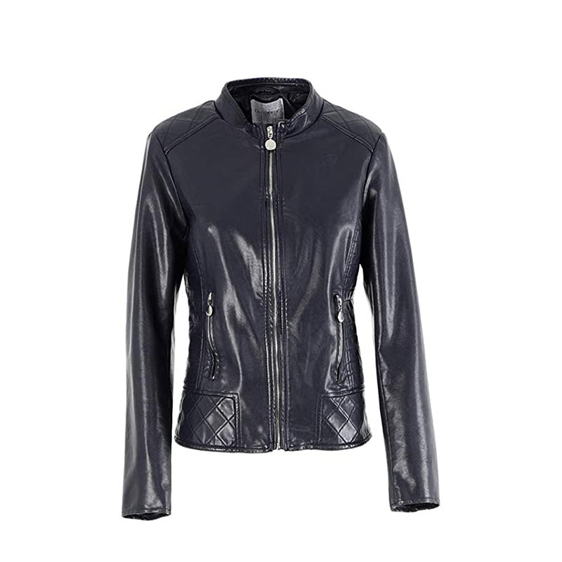 Giacca donna BICKER SIMILPELLE CafèNoir GJG907