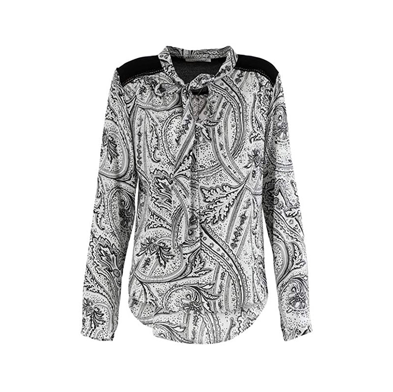 CafèNoir CAMICIA STAMPATA CON PASSAMANERIA - GJC921