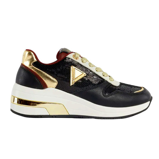 Sneakers Gaudì nero donna con paillettes V34-63481