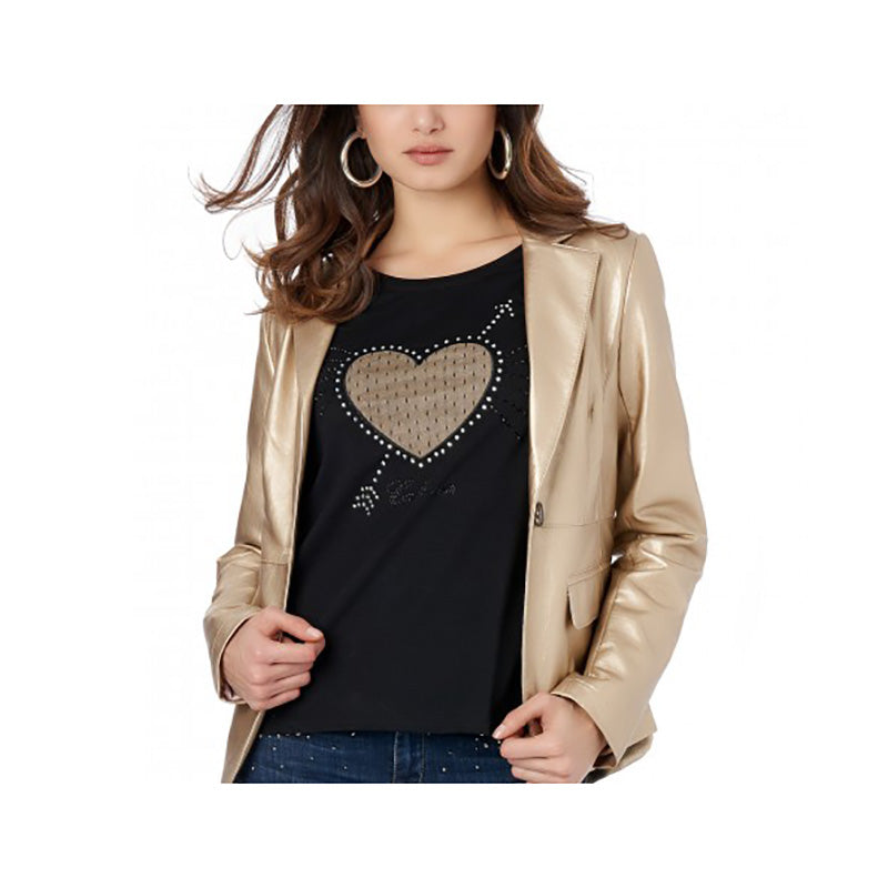 CafèNoir T SHIRT CUORE INTAGLIATO - FJT317