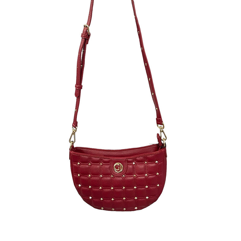 Borsa crossbody Gaudì matelassé con borchie V3AI-11283