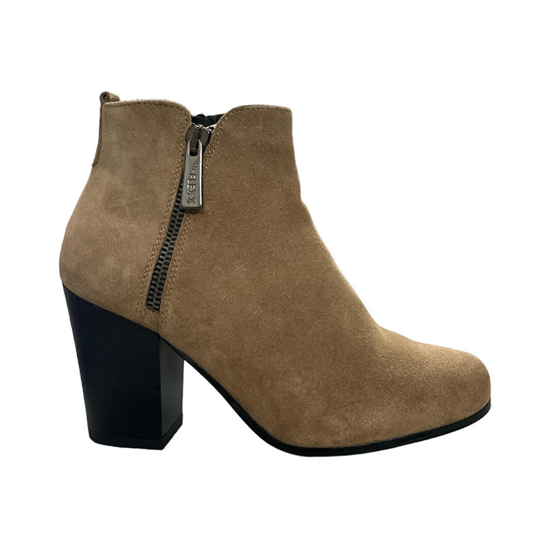 Stivaletto The Flexx donna beige pelle scamosciata E8012