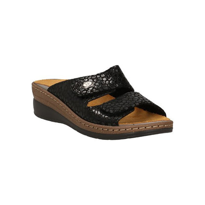 Ciabatta Valleverde 25502 da donna nera