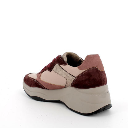 Sneakers donna stringata con zeppa Igi&co 4675844