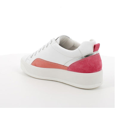 Sneakers in pelle Igi&Co 5658422 da donna bianco-corallo