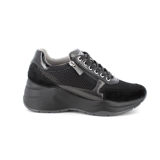 Sneakers con zeppa Igi&Co 5664911 da donna nero