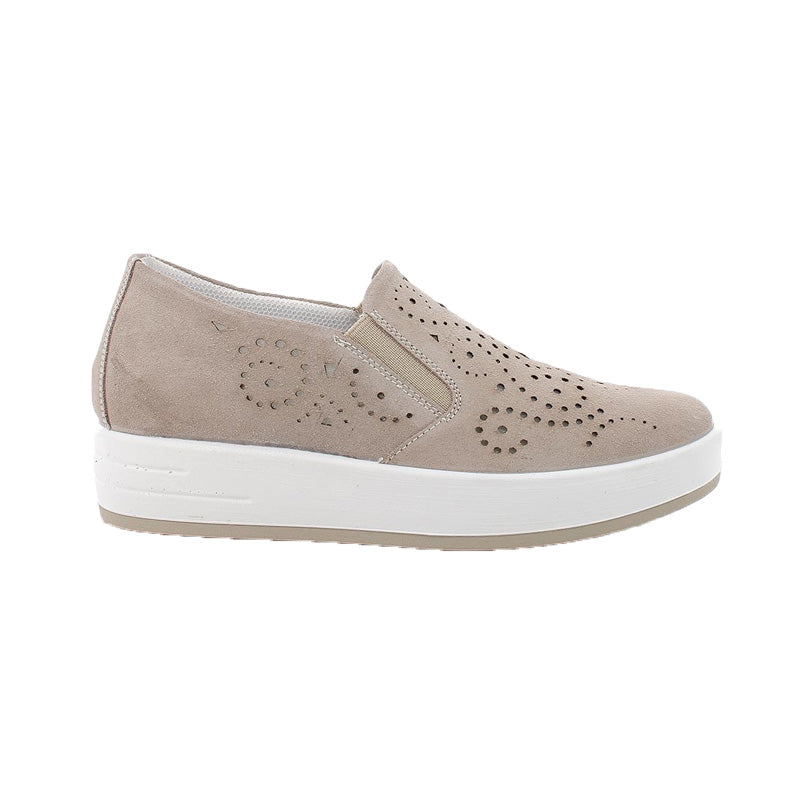 Slip on in pelle Igi&Co 5657322 da donna visone