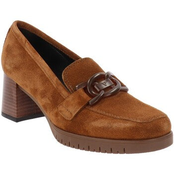 Valleverde Chaussures à Talons pour Femmes en Cuir V46101 noisette