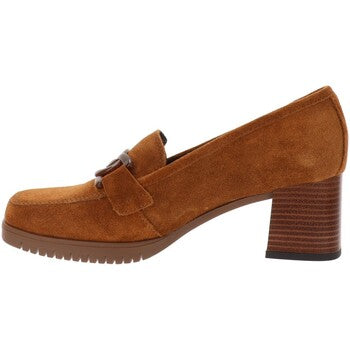 Valleverde Chaussures à Talons pour Femmes en Cuir V46101 noisette