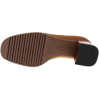 Valleverde Chaussures à Talons pour Femmes en Cuir V46101 noisette