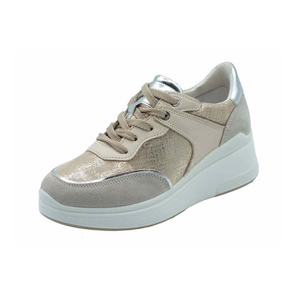 Sneakers Donna in nabuk Igi&Co 5654622 Beige