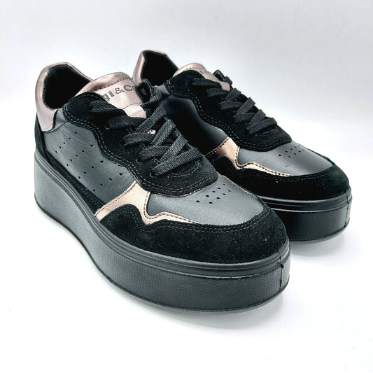 Igi&Co Dyl 66723 Scamos-Nappa So Mito Nero Scarpa Donna 6672300