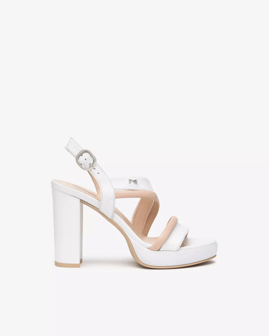 NeroGiardini Sandali Donna in Pelle E513352D 707 Bianco